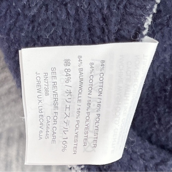 J.Crew Fleece-Lined Crewneck Sweatshirt in Heather Grey Marble, Size XS - Picture 11 of 11